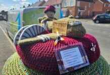Tribute to WWII Operation: Creative Post Box Topper in Colchester news-14092024-020026