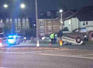 Car Accident Causes Vehicle to Flip Over on Busy Colchester Roundabout news-16112024-003521