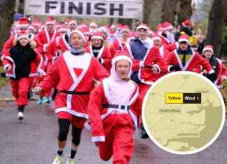 Colchester Santa Fun Run Cancelled: Storm Darragh Forces Cancellation colchester-santa-fun-run-cancelled-storm-darragh-forces-cancellation